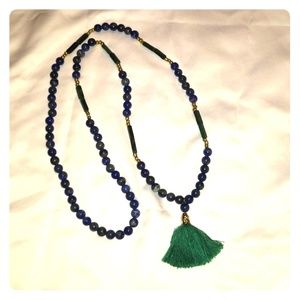Beaded Tassel Necklace